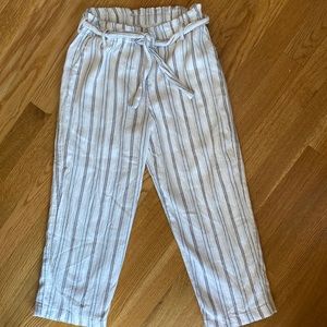 Abercrombie kids girls striped pant